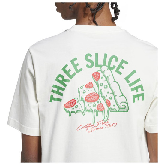 Adidas Ανδρική κοντομάνικη μπλούζα Lounge Pizza Graphic Tee Adidas Ανδρική κοντομάνικη μπλούζα Lounge Pizza Graphic Tee